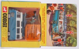 CORGI; An original diecast model Corgi 479 Commer Mobile Camper Van - complete with the figures,