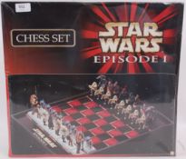 STAR WARS; An original sealed unopened Star Wars Episode One chess set.