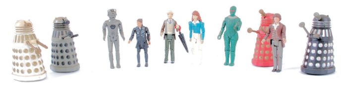 DOCTOR WHO; A collection of original Doctor Who vintage Dapol action figures.