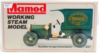 MAMOD; A fabulous Mamod Live Steam model van ' DV1 ' within the original box,