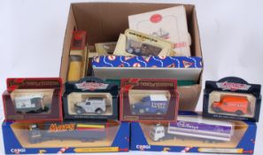 DIECAST; A good selection of assorted boxed diecast model cars and vehicles to include Vanguards,