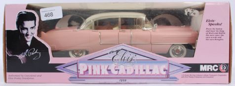 ELVIS PRESLEY; MRC 1;18 scale Elvis Presley Pink Cadillac 1955. Authorized diecast model.