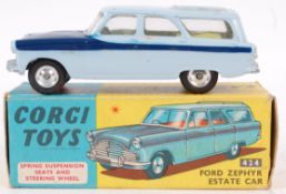 CORGI; An original vintage diecast model Corgi 424 Ford Zephyr Estate, within the original box.