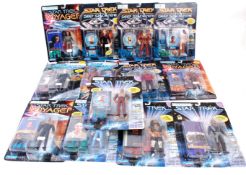 STAR TREK; A collection of 14x Star Trek assorted action figures, each by Playmates.