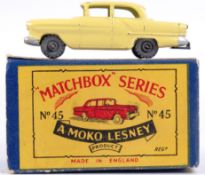 MOKO LESNEY; An original vintage Moko Lesney diecast model No. 45 Vauxhall Victor.