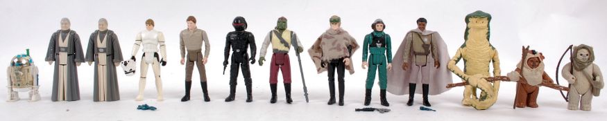STAR WARS LAST 17; A collection of 12 of the original last 17 Kenner Star Wars action figures,