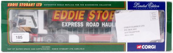 CORGI EDDIE STOBART; Limited Edition diecast model Eddie Stobart Haulier 1:50 scale lorry,