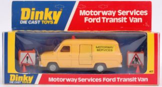 DINKY; An original vintage diecast Dinky toys 417 Motorway Services Ford Transit,