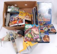 STAR WARS; A large quantity of assorted mixed Star Wars toys / games / accessories,