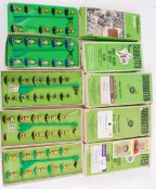 SUBBUTEO; A collection of 5x vintage Subbuteo football teams,