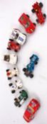 SCALEXTRIC; A collection of 10x assorted loose Scalextric racing cars.