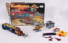 MATCHBOX ROADBLASTERS; A set of vintage Matchbox RoadBlasters ALTRAC set - with the original box,