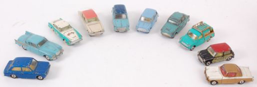 CORGI; A wonderful selection of original vintage Corgi diecast model cars, each loose,