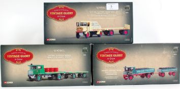 CORGI; A collection of 3x Corgi Vintage Glory Of Steam diecast models; 80008, 80009 and 80002.