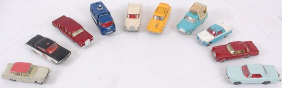 CORGI; A collection of 10x original vintage loose Corgi diecast models, to include; 230,