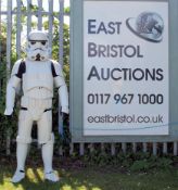 FULL SIZE STAR WARS STORM TROOPER COSTUME;
