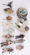 STAR WARS; 12x vintage original Star Wars action figures, comprising of: Ewok, Tank, Luke,