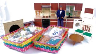 SINDY; LARGE collection (2x boxes) of assorted vintage Sindy clothing,