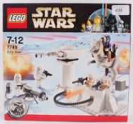 LEGO; An original Lego Star Wars unopened still sealed boxed set 7749 Echo Base.