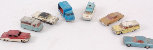 DIECAST; A collection of 8x vintage assorted Dinky / Corgi diecast models; Dinky - 193,