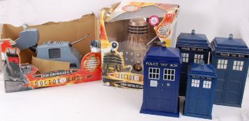 DOCTOR WHO; A collection of Doctor Who toys to include a Remote Control Dalek (with box),