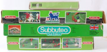 SUBBUTEO; A collection of 3x boxed sets of Subbuteo to include; Club Edition,
