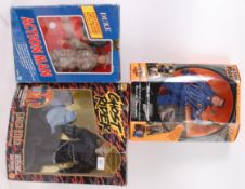 ACTION FIGURES; Three collectable 12
