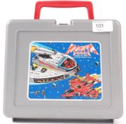 MANTA FORCE; Original retro Bluebird Manta Force themed lunchbox, complete with the original flask.