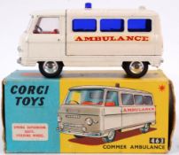 CORGI; An original vintage diecast model Corgi 463 Commer Ambulance,