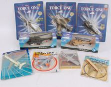 DIECAST PLANES; A collection of diecast model aeroplanes comprising of 3x ERTL ' Force 1' models,