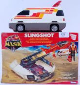 MASK; An original retro vintage Kenner MASK Slingshot toy,  with the action figure.