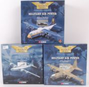 CORGI AVIATION ARCHIVE; 3x Original Corgi Aviation Archive  boxed diecast model aeroplanes,