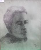 Pencil portrait of Clive by H Chesterfie