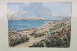 Water colour of the Mouth of River Camel