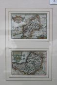 Prints of maps of Gloustershire and Some
