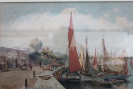 Water colour of the Royal Harbour Eventi