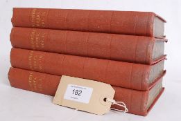 THE WORKS OF OLIVER GOLDSMITH IN FOUR VOLUMES EDITED BY PETER CUNNINGHAM  Four Volumes 1854