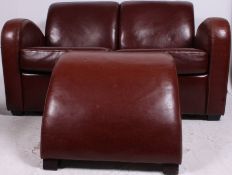 A 20th century brown / tan leather art d