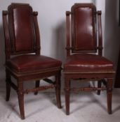 A set of 12 19th century French walnut a