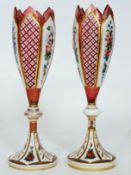 A pair of Bohemian 19th Century Bohemian