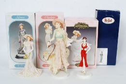 A collection of boxed figurines to inclu