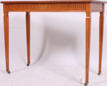 An Edwardian fine satinwood side / hall