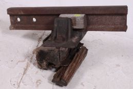 A large piece of railway track with slee