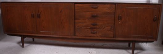 A rare 1970's teak wood 7ft 3.5
