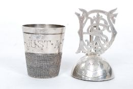 An unmarked menu holder initial form, do