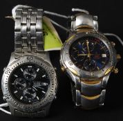 A Citizen Eco-Drive Chronograph wristwat
