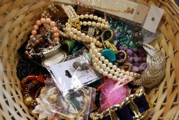 A collection of assorted costume jewelle