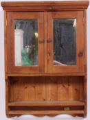 A vintage early 20th century oak chiffon