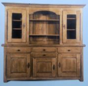 An excellent large solid oak dresser sid