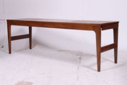 A 1970's retro vintage teak wood coffee